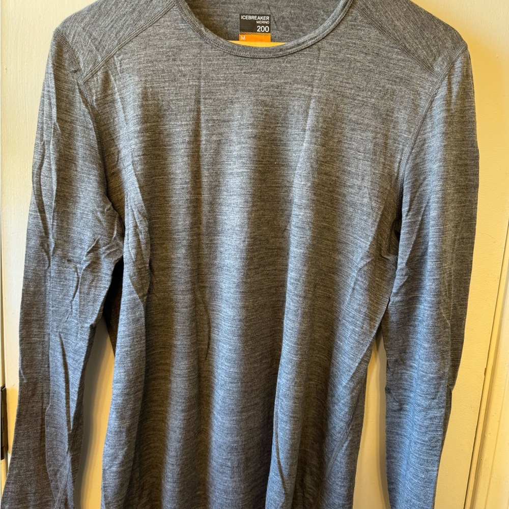 Icebreaker Gray 200 Tee Men’s Mediun